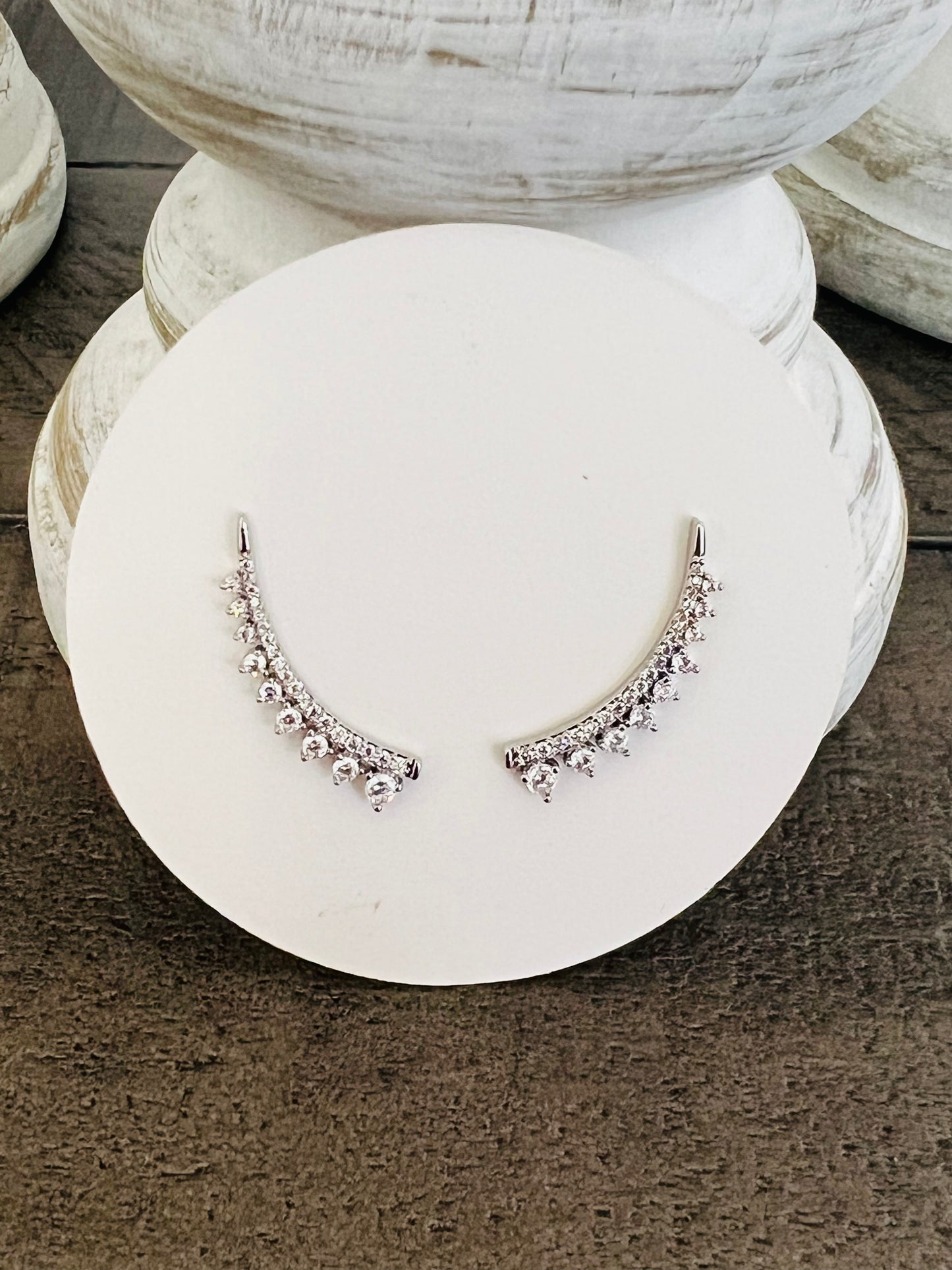 B.b. Lila Saucy Climber Earrings