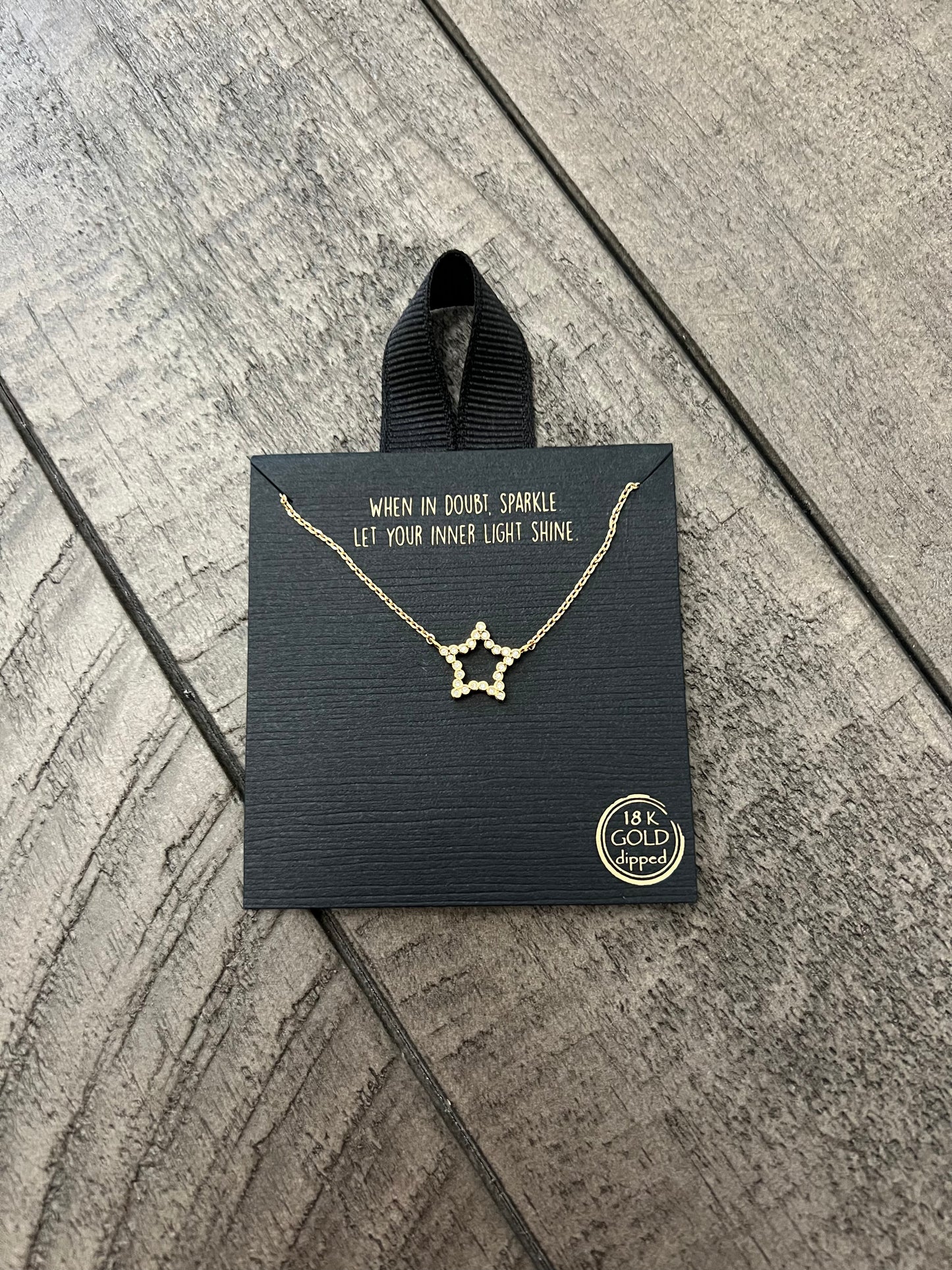Chain Link Star Necklace