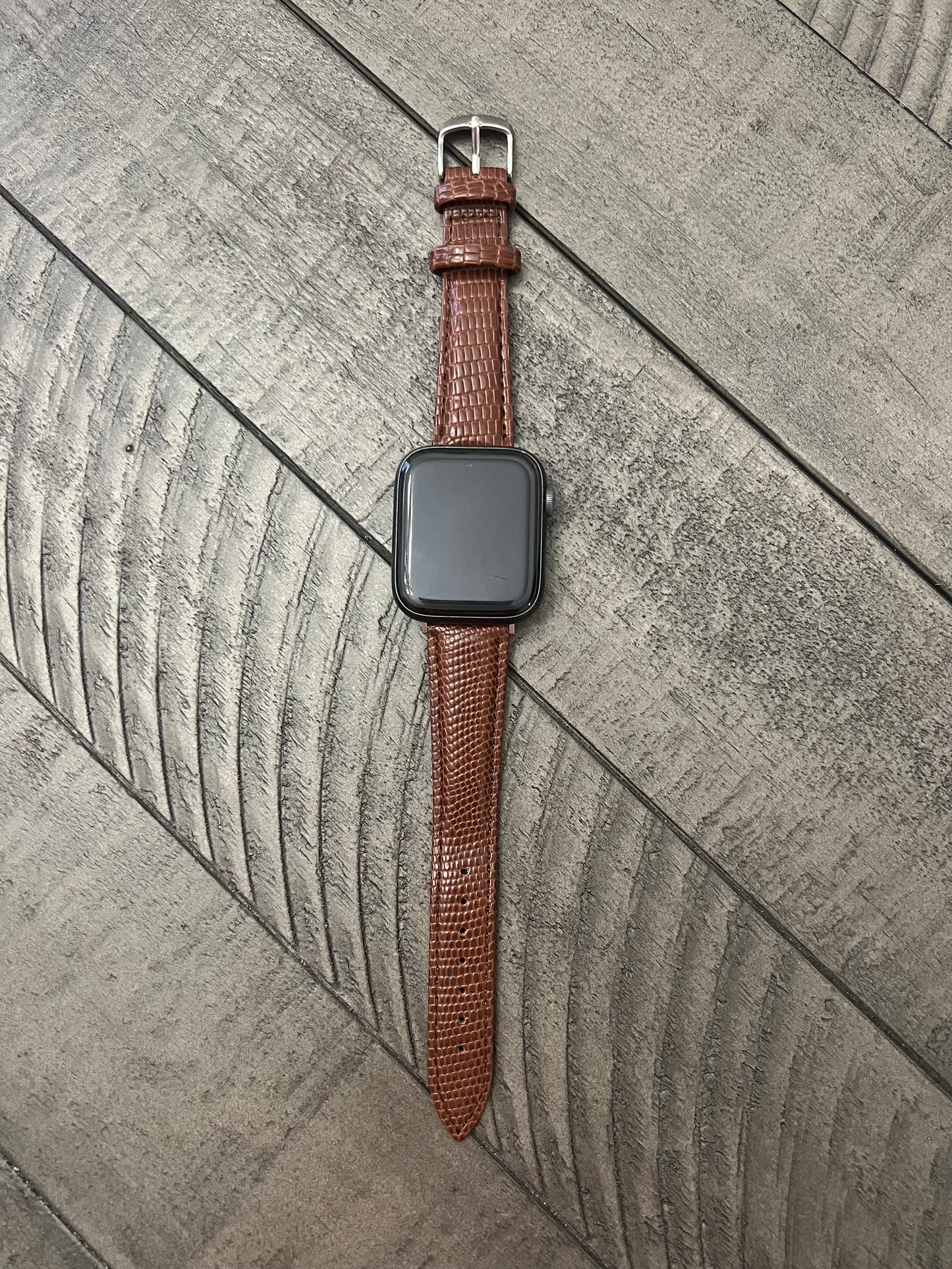 Embossed Crock Smart Watch Band