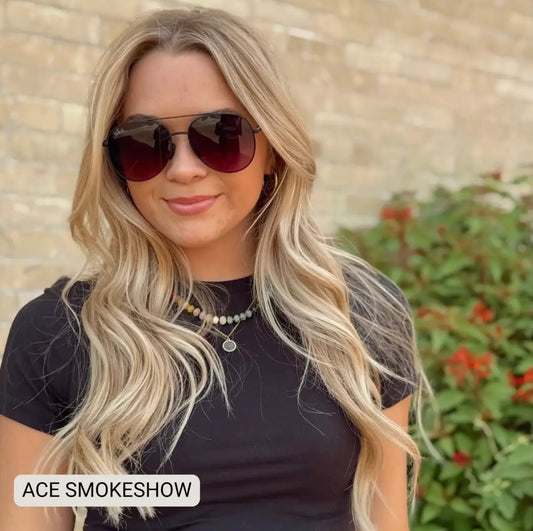 Ace - Smokeshow Aviator Sunglasses by Dax Eyewear