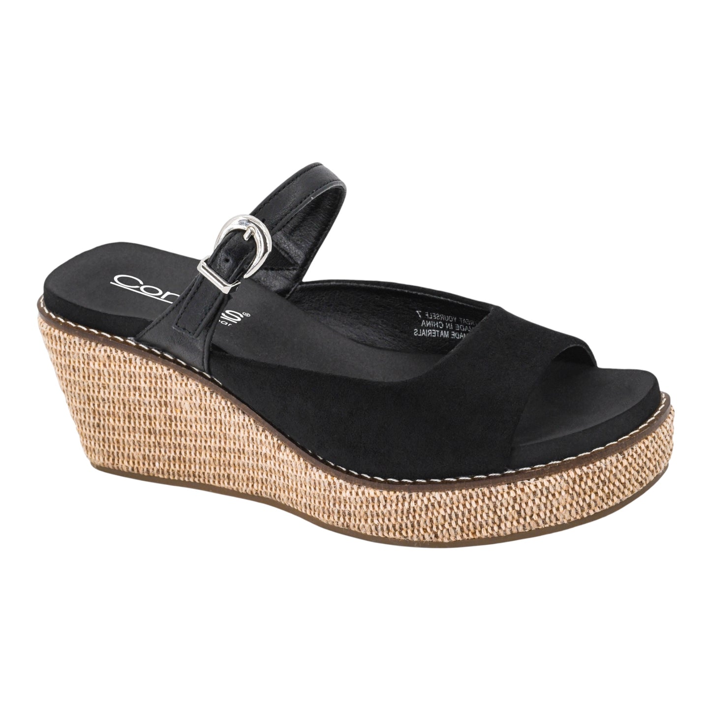 Treat Yourself Black Wedge by Corkys