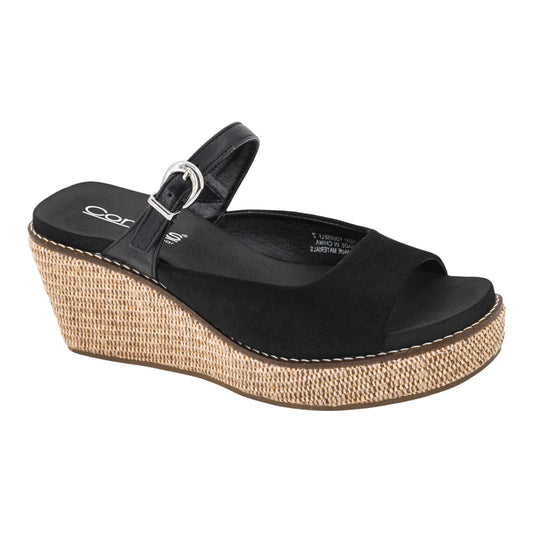 Treat Yourself Black Wedge by Corkys