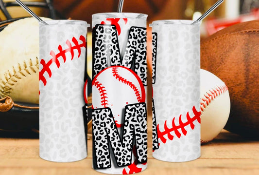 Baseball Mom 20oz Skinny Tumbler