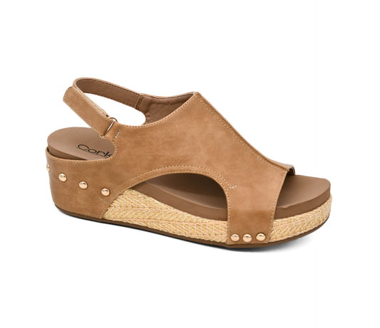 Volta ll Caramel Combo Wedge by Corkys