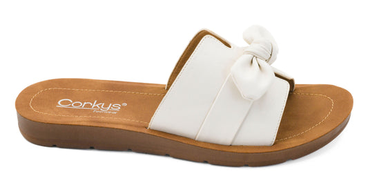 Too Cute Ivory Sandal by Corkys