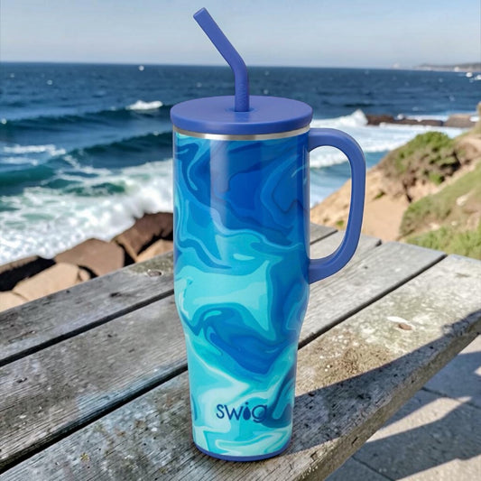 Blue Lagoon 30oz Mega Mug by Swig Life