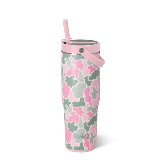 Blushing Camo Leakproof 30oz Tumbler by Swig Life