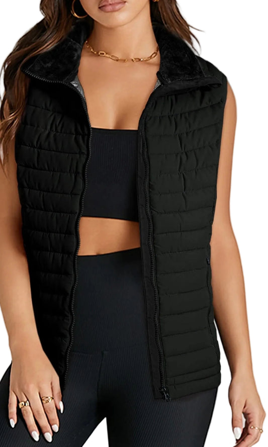 Black Puffer Vest