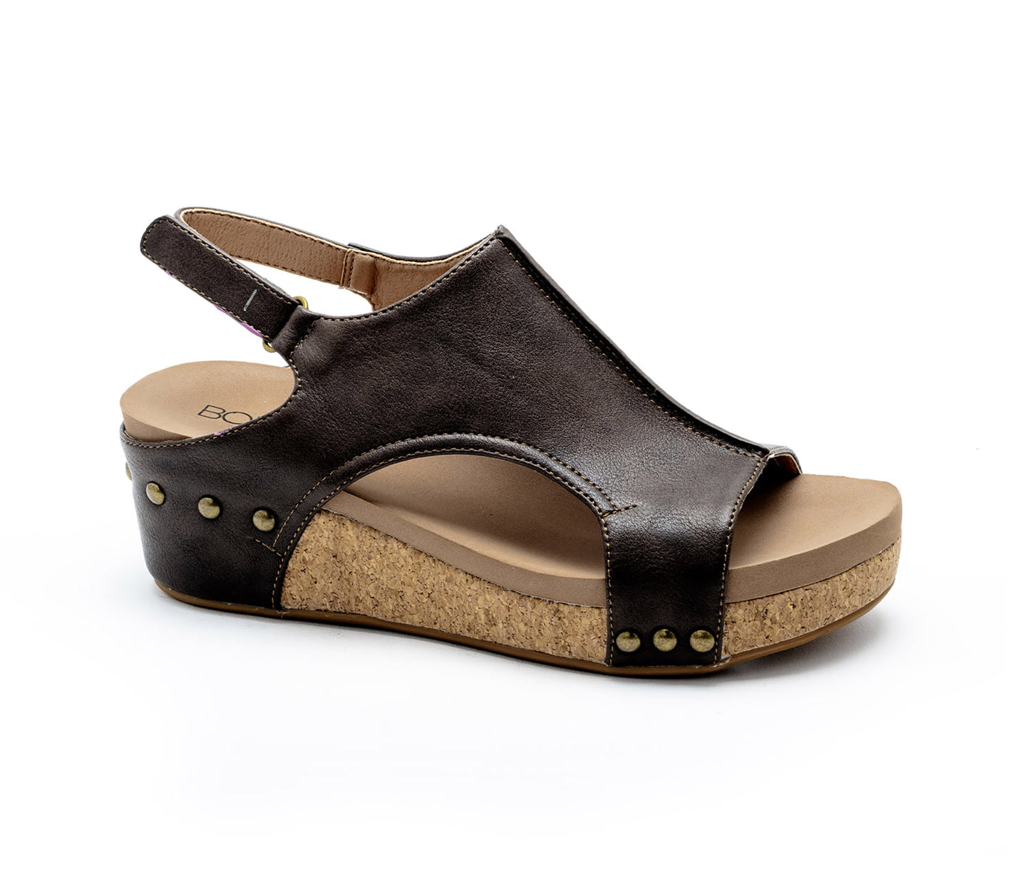 Volta ll Chocolate Smooth Wedge by Corkys