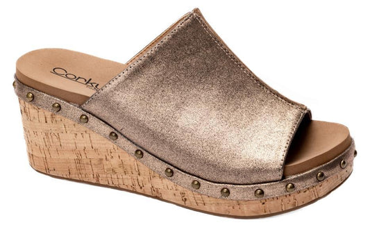 Hissy Fit Bronze Wedge by Corkys