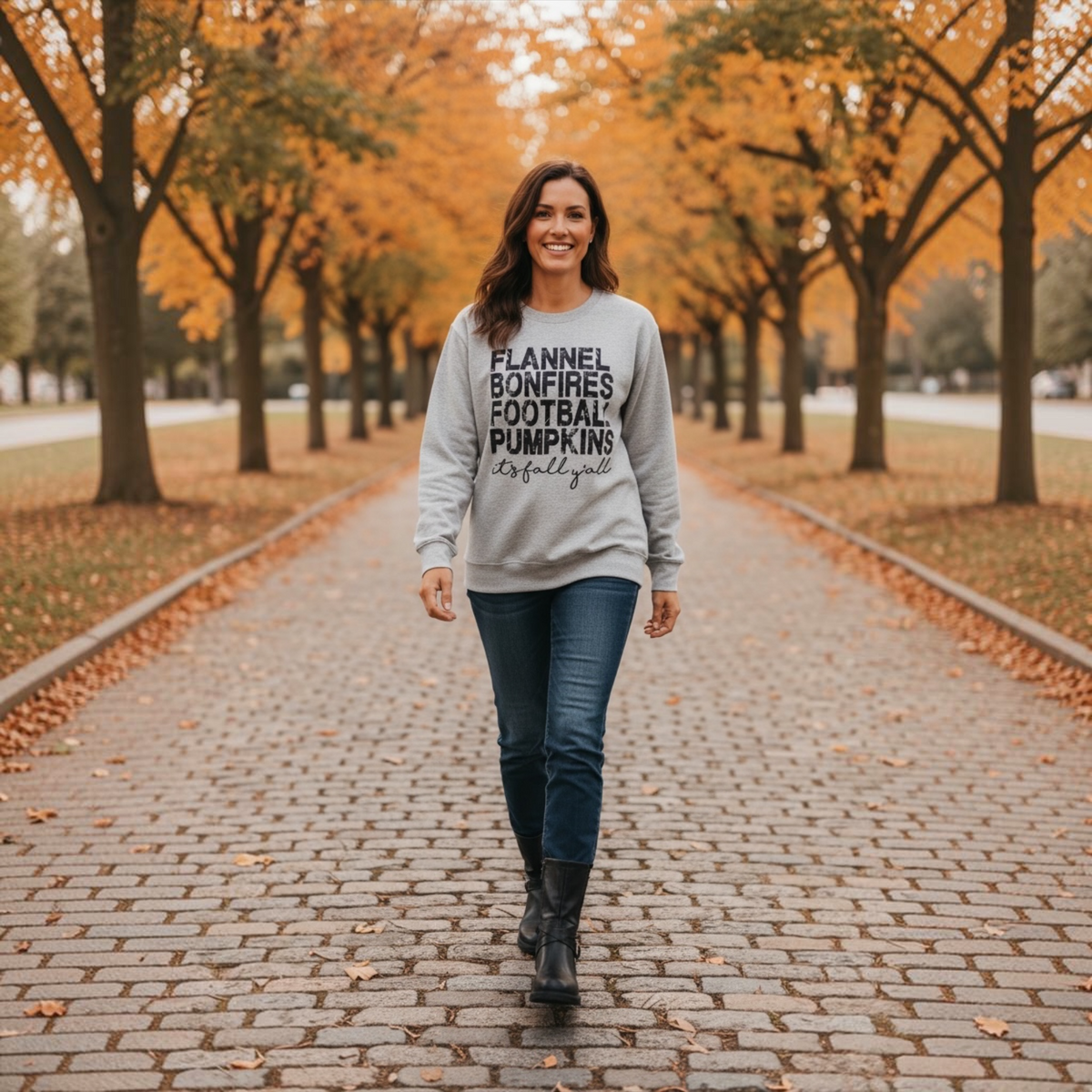 Flannels/Bonfires Sweatshirt