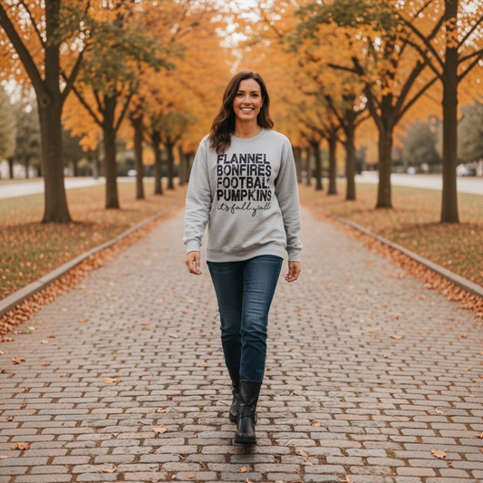 Flannels/Bonfires Sweatshirt