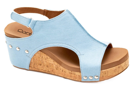 Carley Canvas Wedge by Corkys
