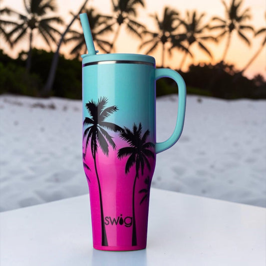 Island Sunset 40oz Mega Mug by Swig Life