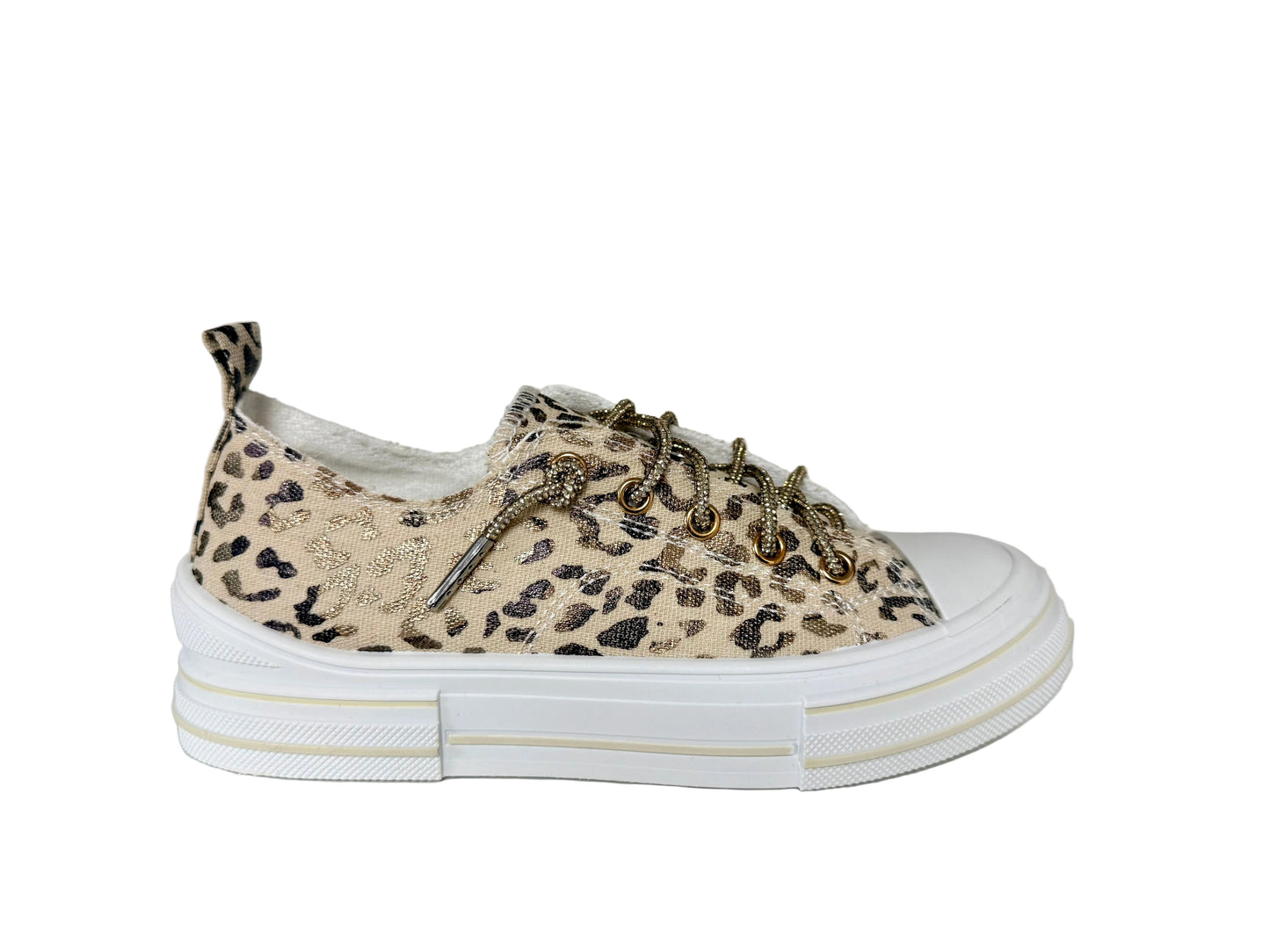 Aman Natural Leopard Sneakers by Very G