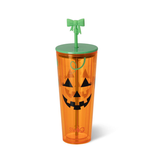 Boo Crew Pumpkin 24oz Plastic Tumbler by Swig Life