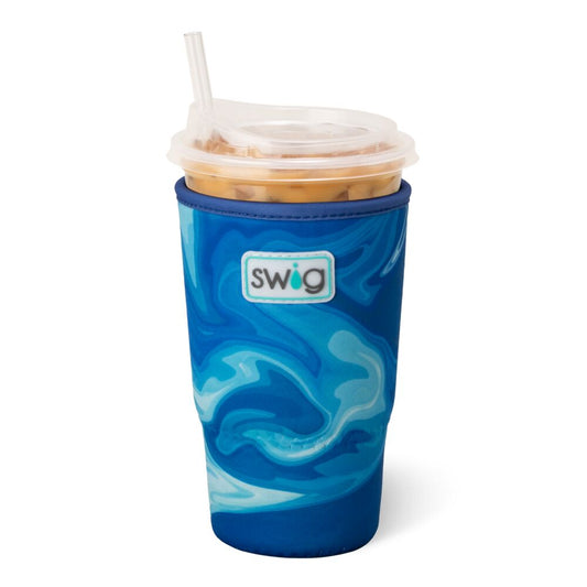 Blue Lagoon Large Iced Cup Coolie by Swig Life