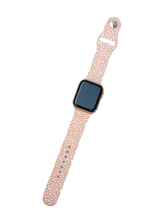 Spotted Printed Silicon Watch Band