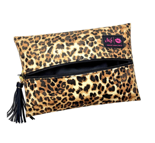 Lady Leopard Makeup Junkie Bags