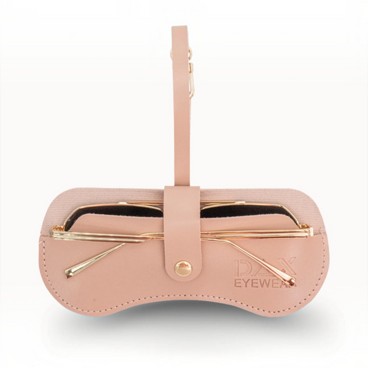 Light Pink Eyewear Clutch by DAX Eyewear