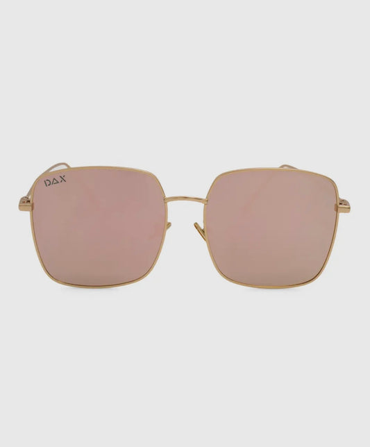 Saint Gold - Women's Polarized Oversized Square Sunglasses by DAX Eyewear