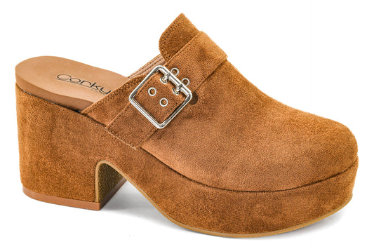 Tell Me More Tobacco Wedge by Corkys