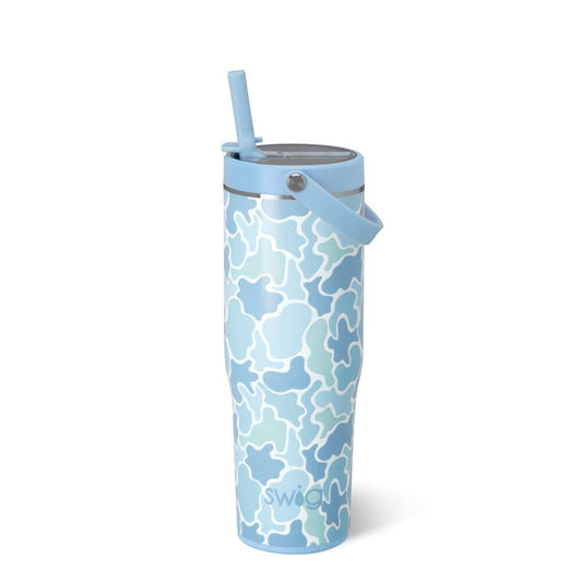 Saltwater Camo Leakproof 30oz Tumbler by Swig Life