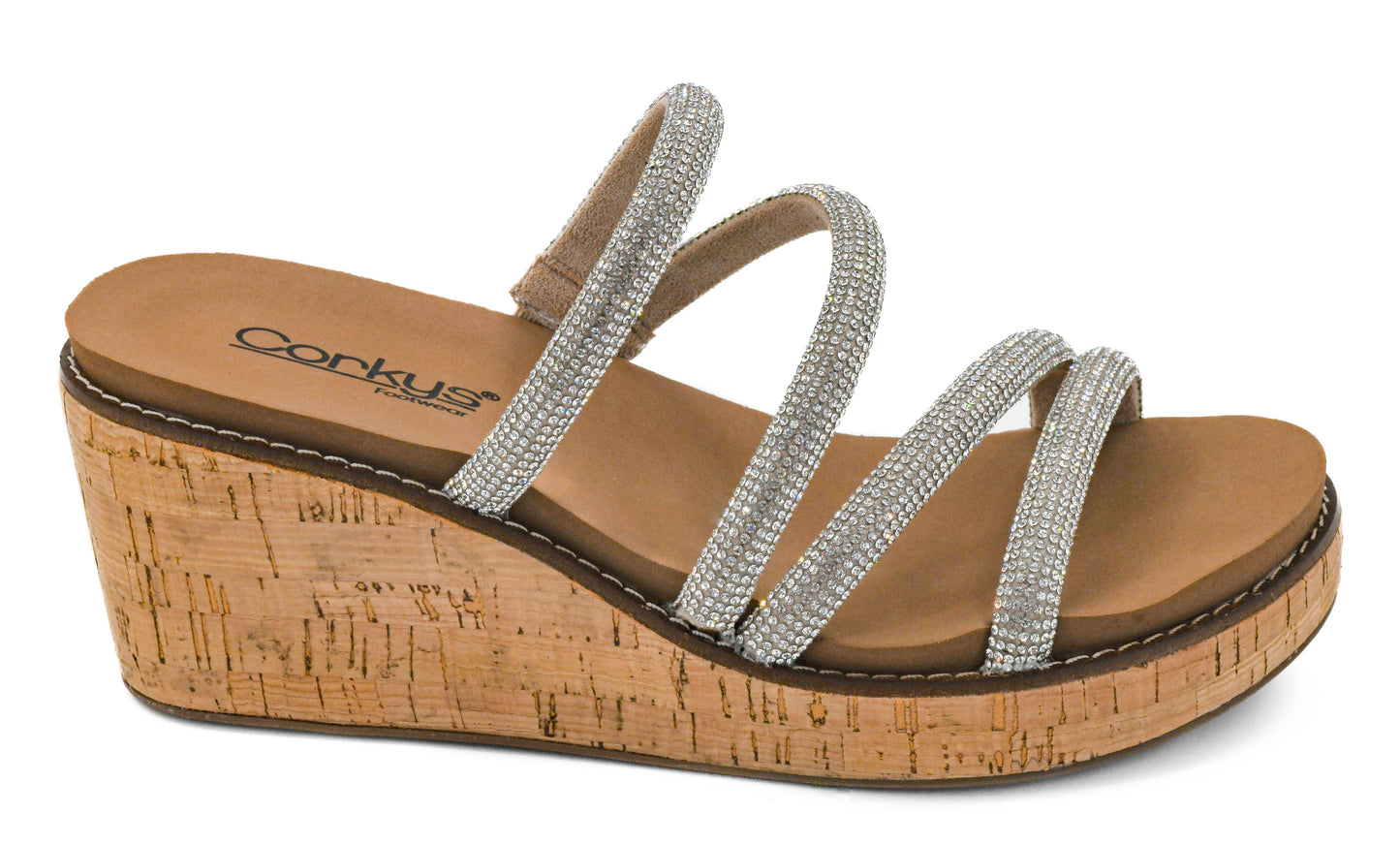 Summer Glow Rhinestone Wedge by Corkys