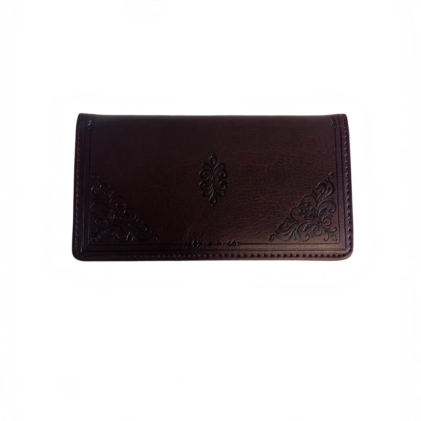 Be Still and Know Brown Checkbook Cover