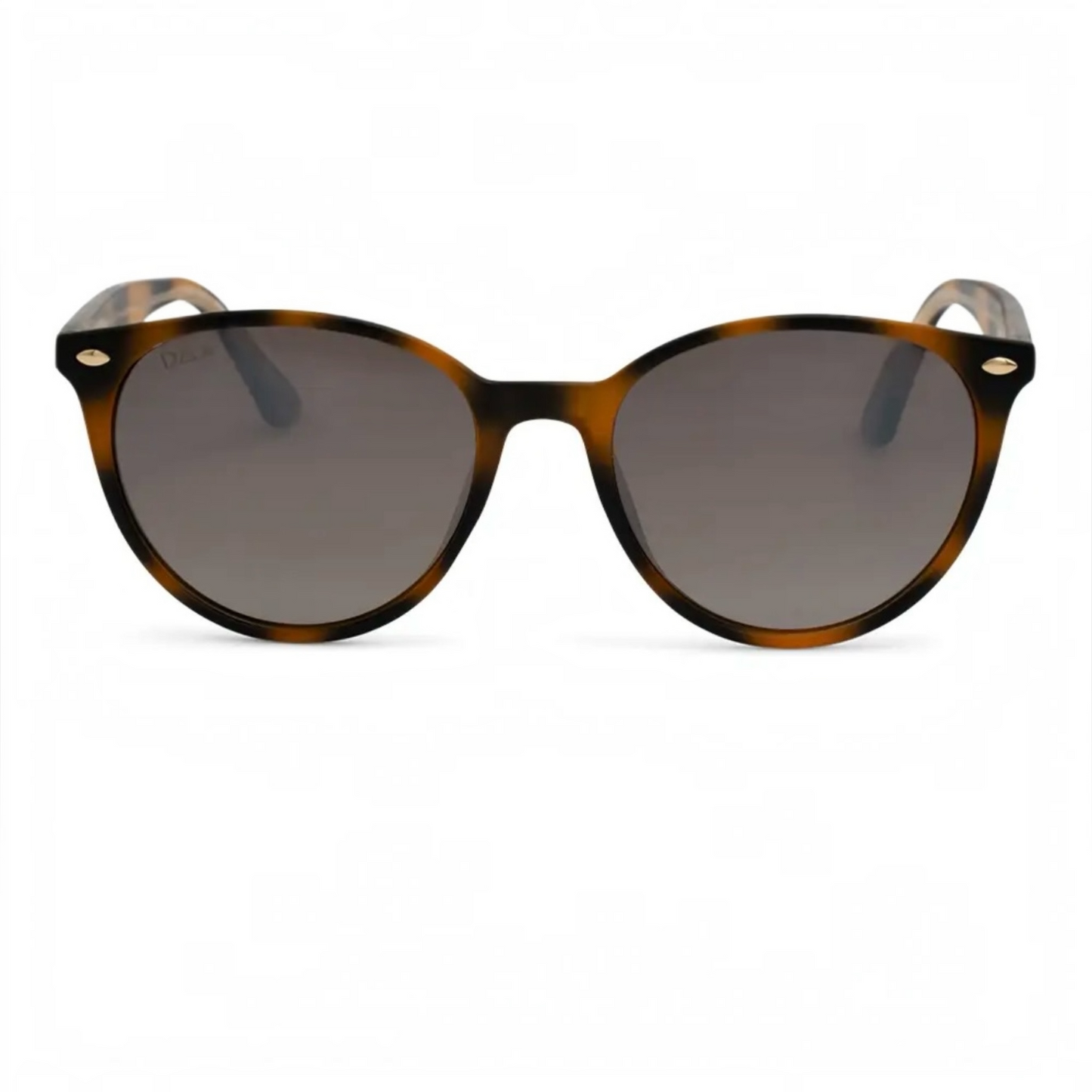 Asher in Shell - Women's Polarized Round Sunglasses by Dax Eyewear
