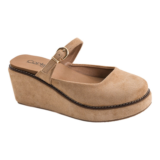 Me Time (Camel Faux Suede) by Corkys