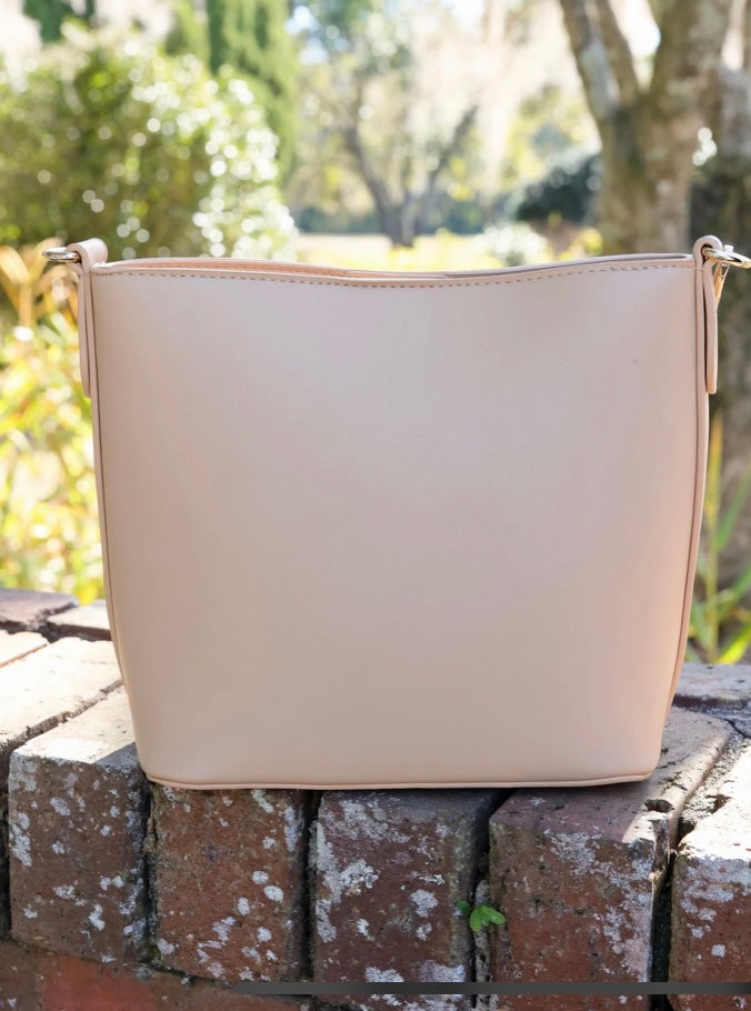 Brielle Bucket Bag in Tan by Caroline Hill