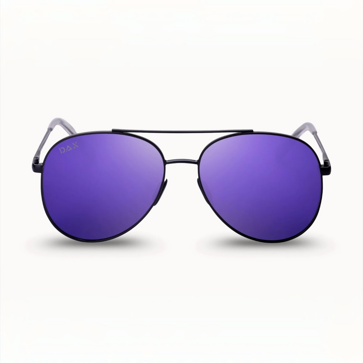 Ace Purple Polarized Hair-Friendly Aviator Sunglasses by Dax Eyewear