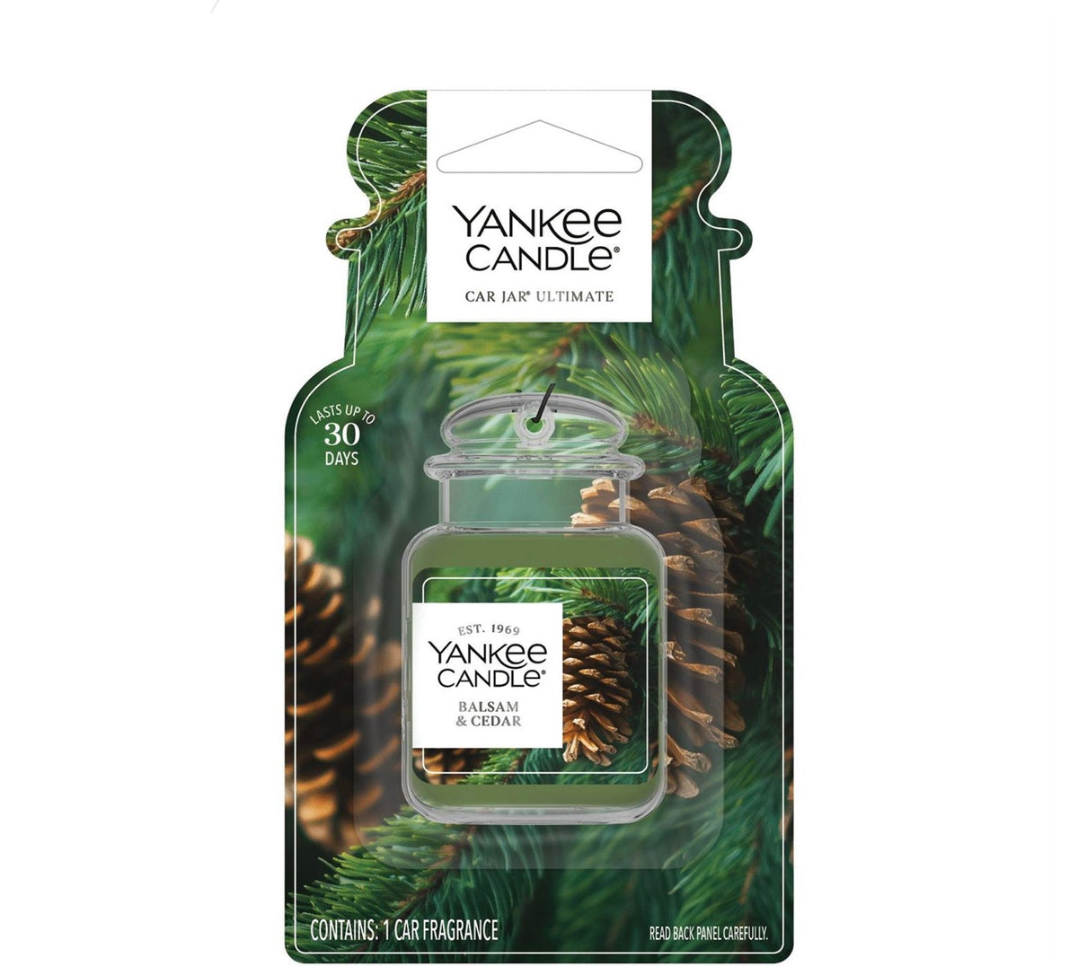 Car Jar Ultimate Balsam/Cedar by Yankee Candle