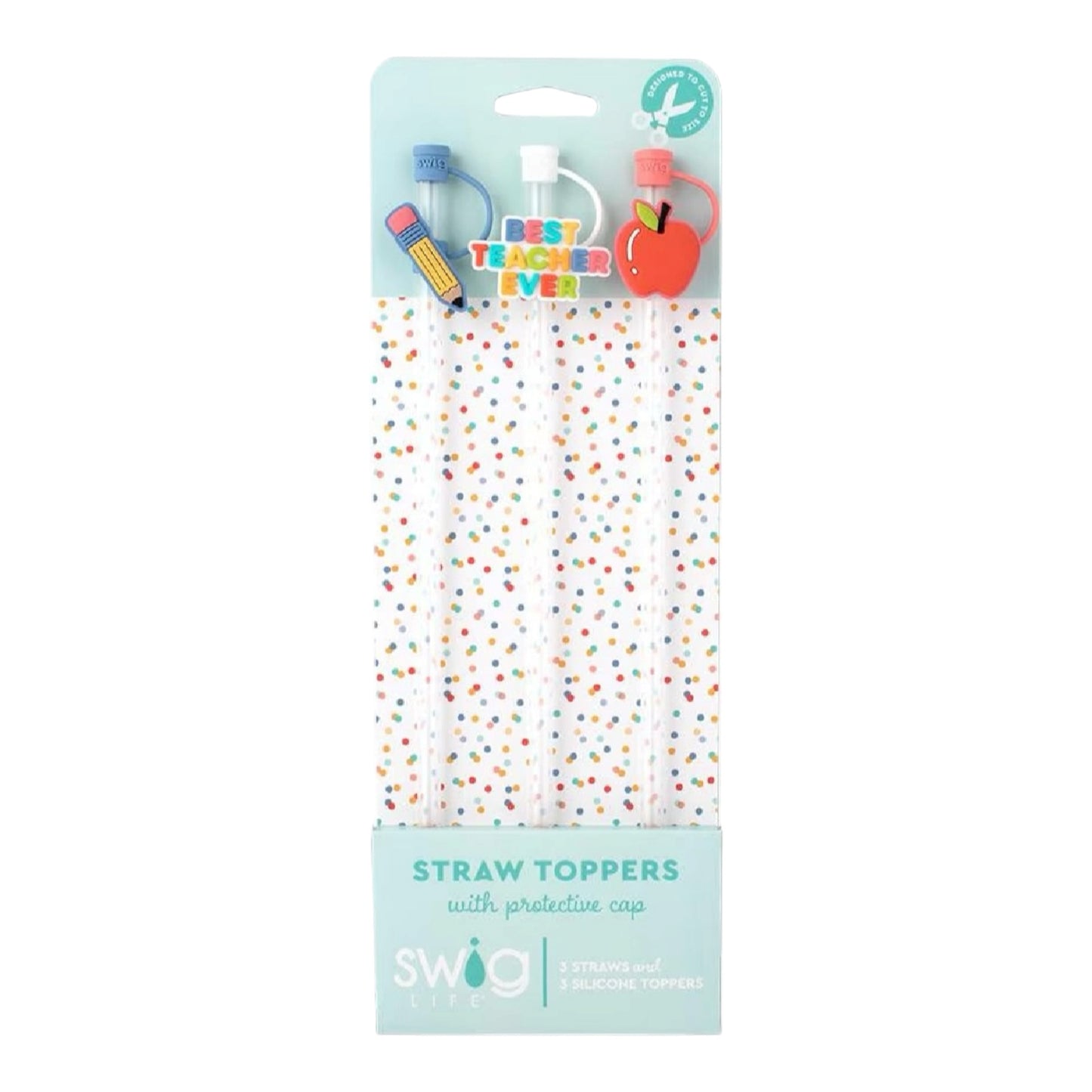Teacher Life Straw Topper
Set by Swig Life
