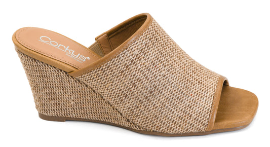 Kiss Me Raffia Sandal by Corkys