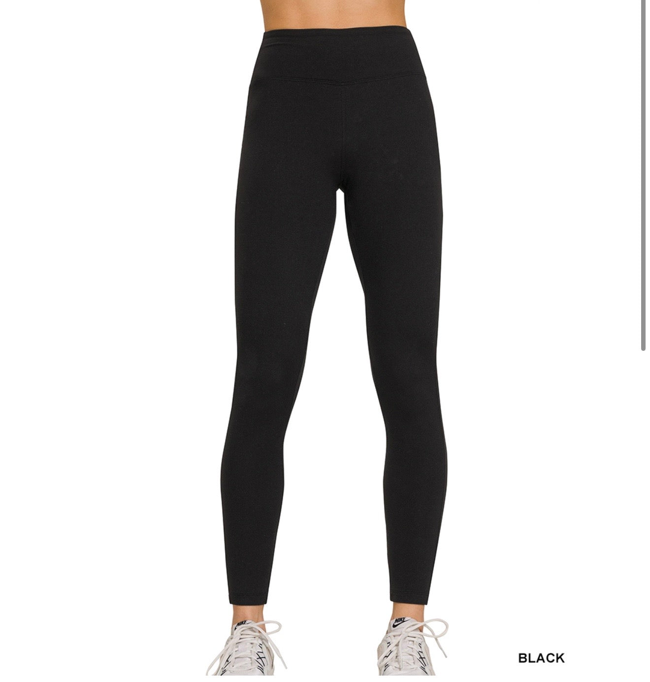 Brushed Microfiber 
Waistband Leggings by Zenana