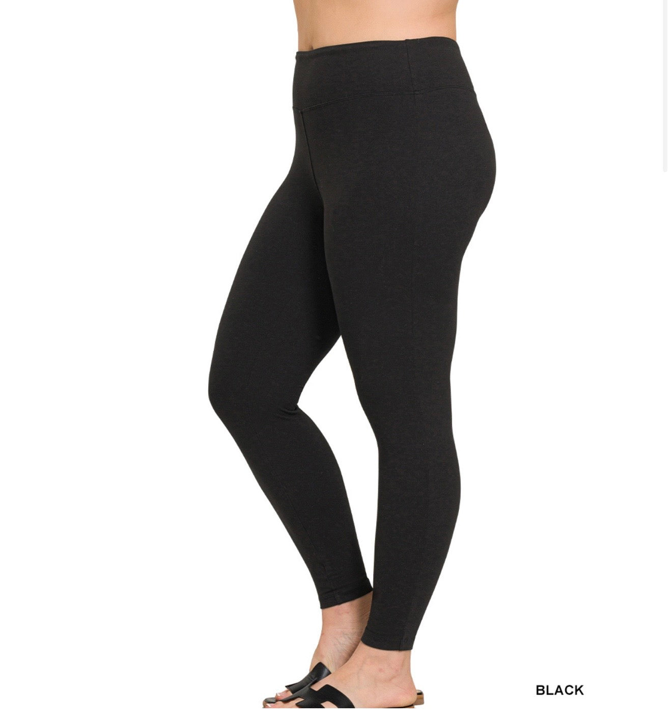 Brushed Microfiber 
Waistband Leggings by Zenana