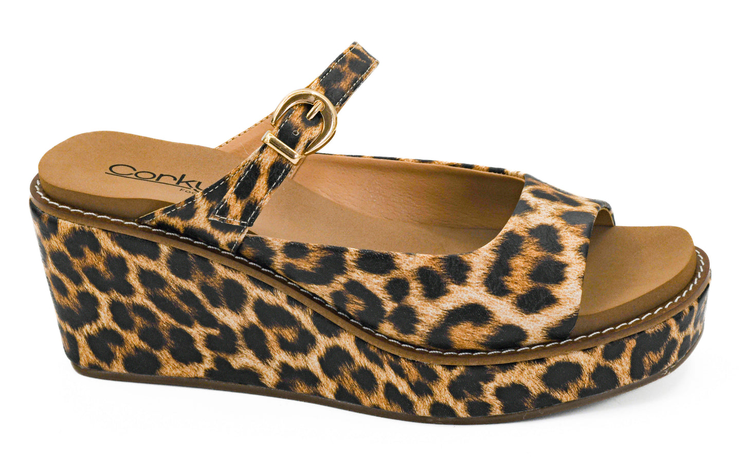 Treat Yourself Leopard Wedge by Corkys