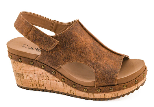 For Keeps Wedge in Rust by Corkys