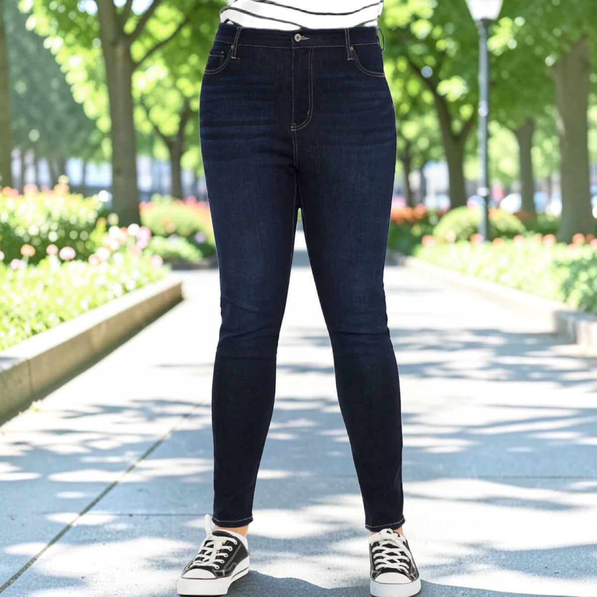 Felicity Ultra High Rise Super Skinny Jeans by Kan Can