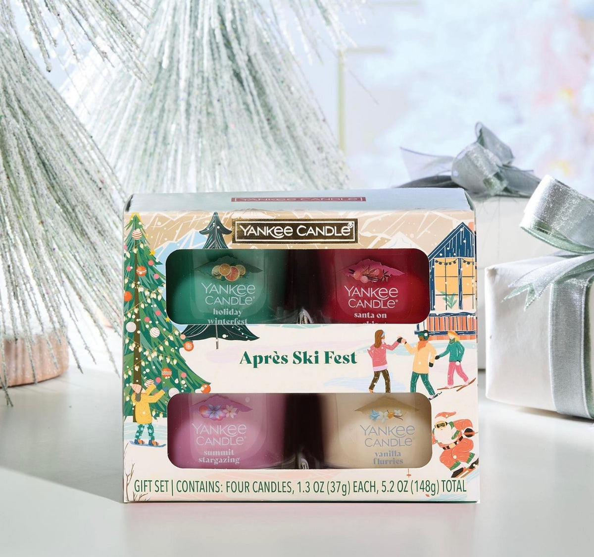 Apres Ski Fest Holiday Mini Candle Set by Yankee Candle