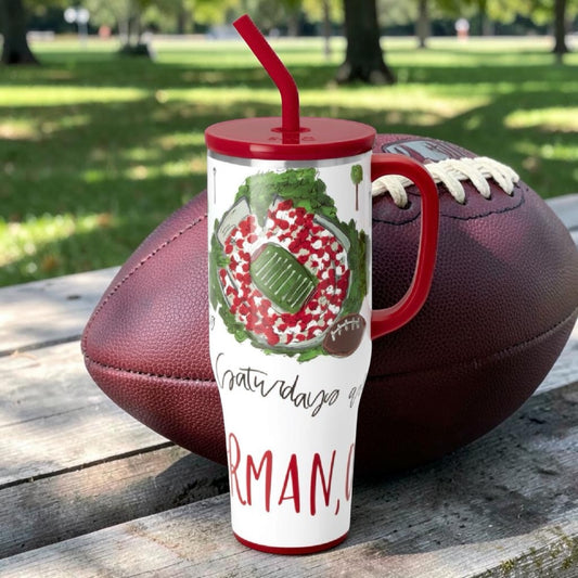 Saturdays In Norman 40oz Mega Mug by Swig Life