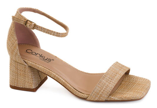 Save The Date Raffia Sandal by Corkys