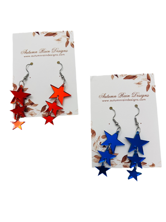 Mirrored Star Earrings