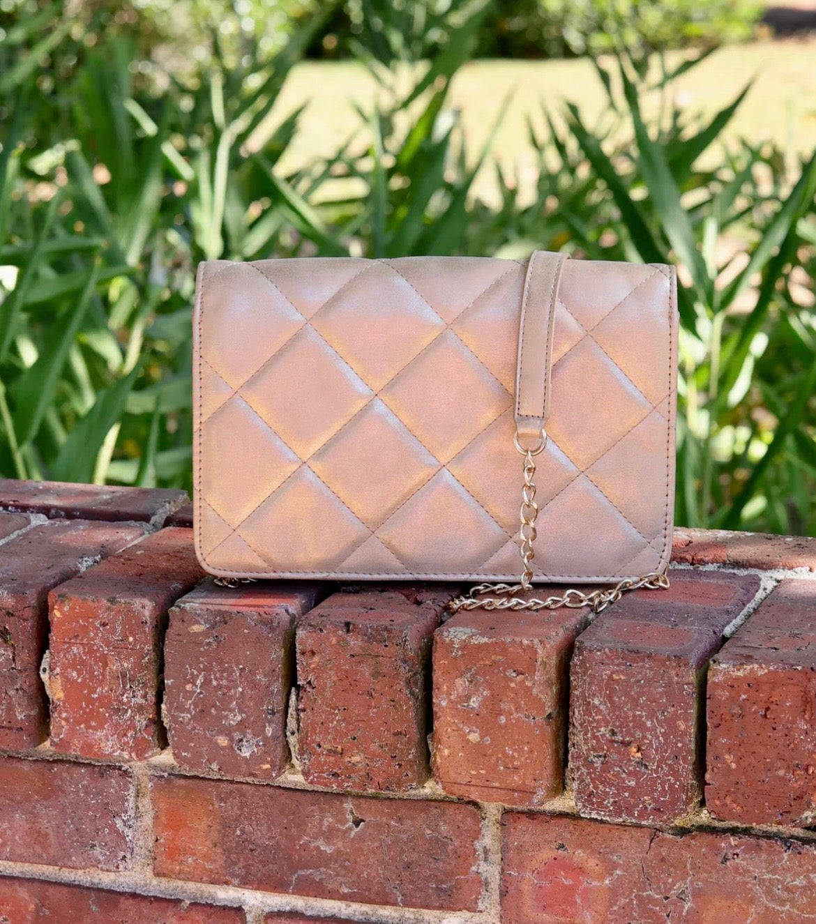 Bryn Clutch/Crossbody Gold Shimmer LD by Caroline Hill