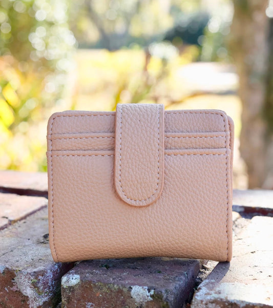 Tate Card Holder Wallet in Tan by Caroline Hill