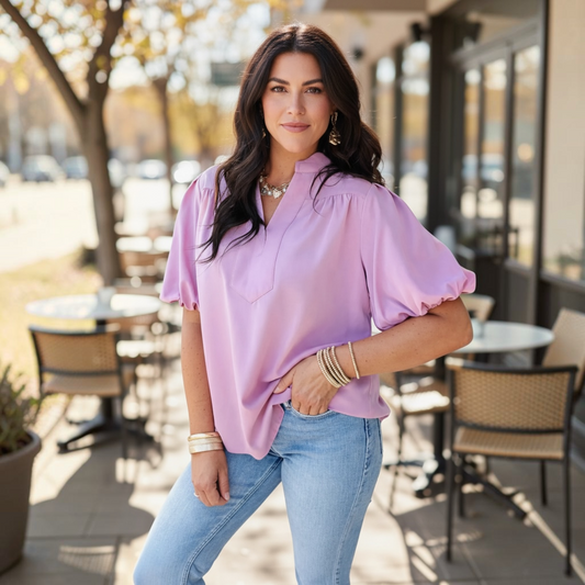 Purple Summer Top