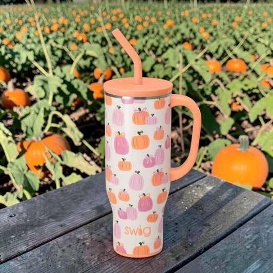 Pumpkins & Bows 30oz Mega Mug by Swig Life