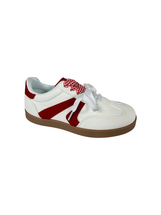 Retro 2 White Red Sneaker by Very G